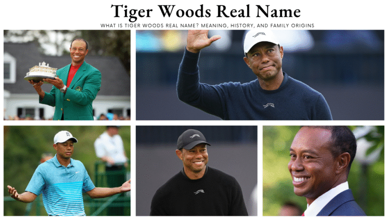 Tiger Woods Real Name